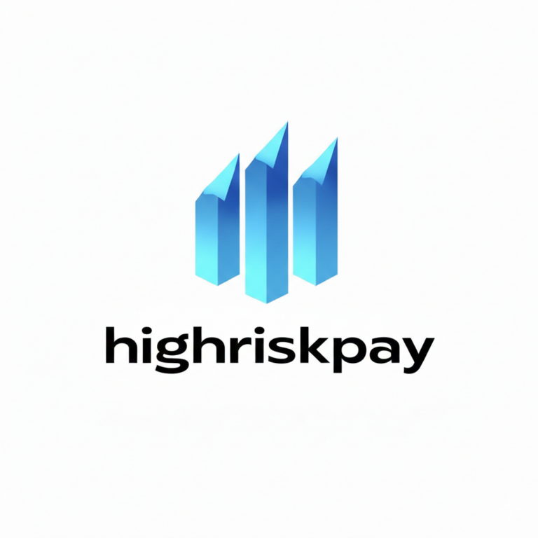 HighRiskPay logo representing regulatory monitoring and payment processing solutions.