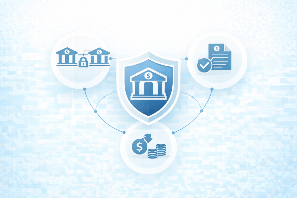 Secure Open Banking payments and bank-to-bank transfers with reduced chargeback risk.