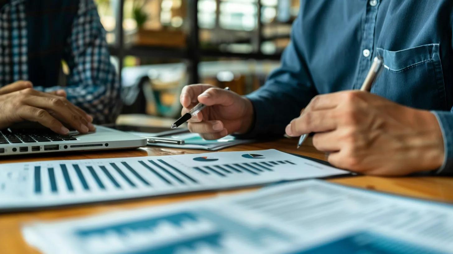 Business owner consulting with financial advisor about high-risk merchant accounts for vape industry
